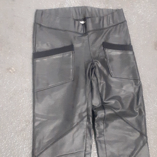 Love Yaya Faux Leather Black Leggings Pants 2